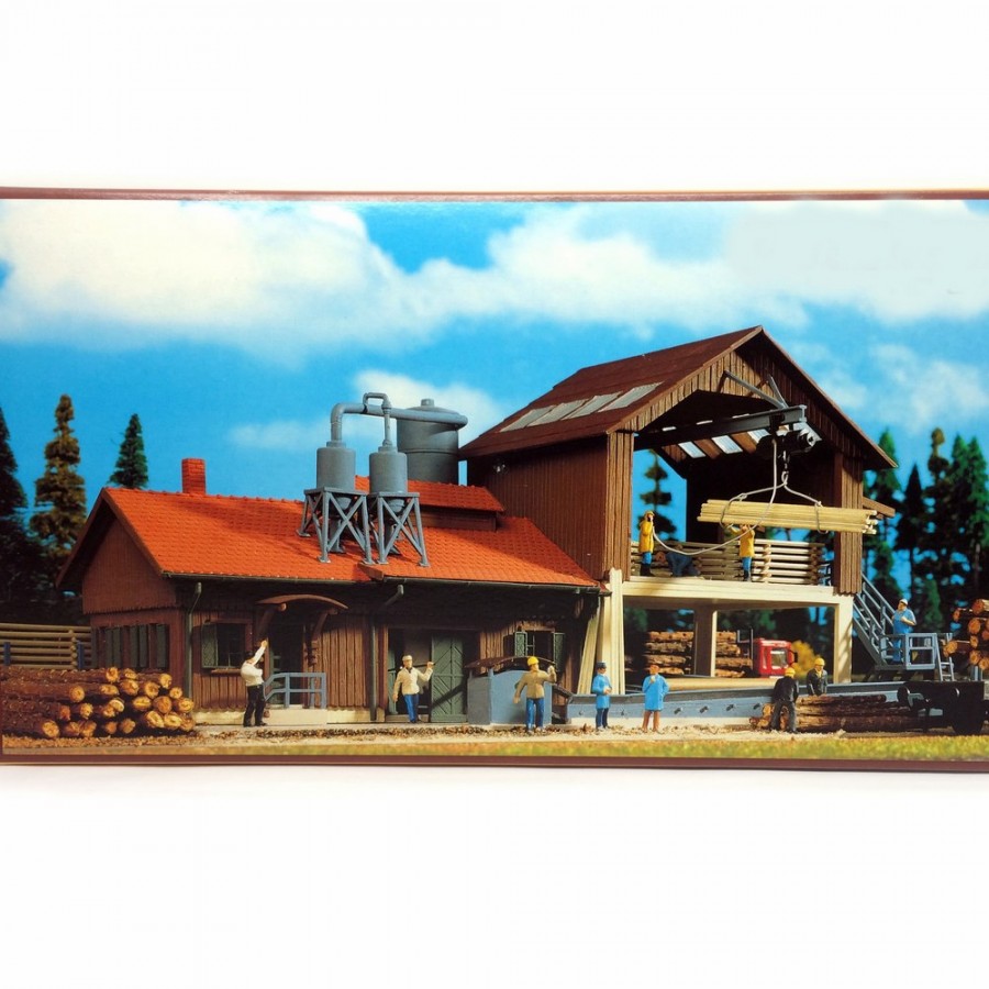 Ancienne scierie  maquette à monter -HO-1/87-VOLLMER 43797