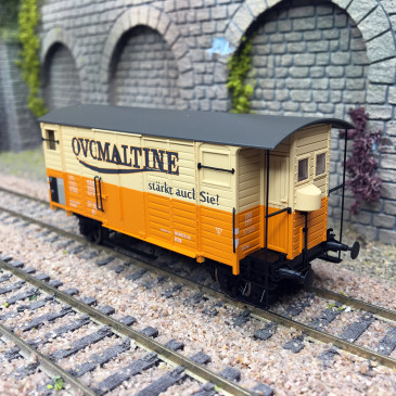 Wagon couvert K2 "Ovomaltine", SBB, Ep. II - BRAWA 50973 - HO 1/87