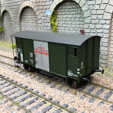 Wagon couvert K2 "SLM Winterthur", SBB, Ep. II - BRAWA 50990 - HO 1/87