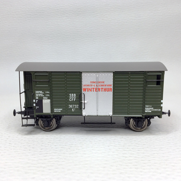 Wagon couvert K2 "SLM Winterthur", SBB, Ep. II - BRAWA 50990 - HO 1/87
