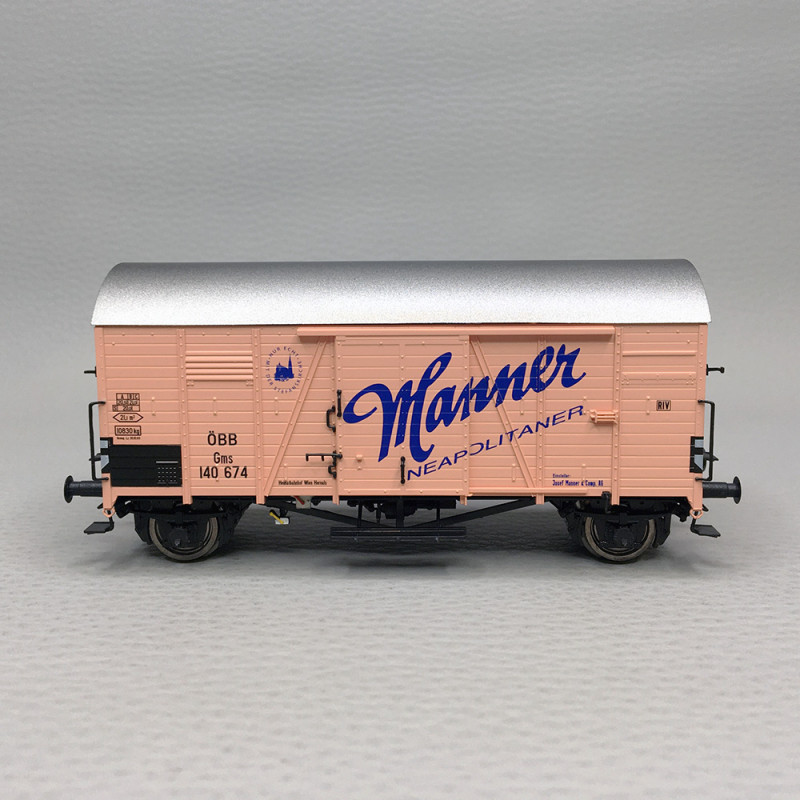 Wagon couvert Gms "Manner", ÖBB, Ep. III - BRAWA 50903 - HO 1/87