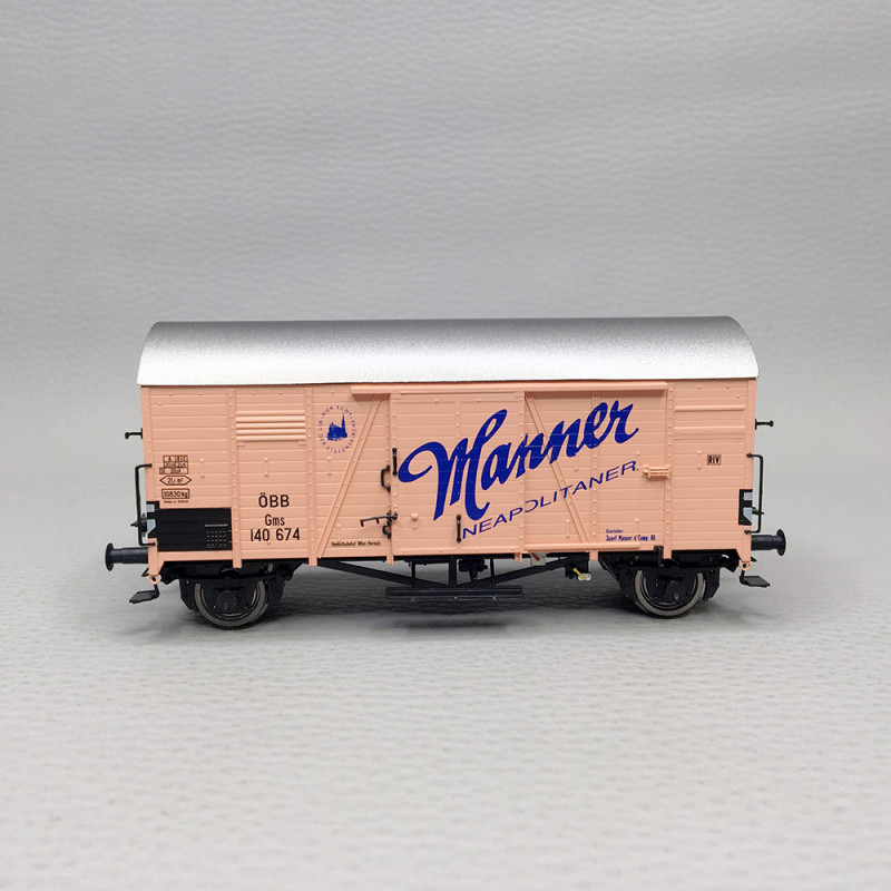 Wagon couvert Gms "Manner", ÖBB, Ep. III - BRAWA 50903 - HO 1/87