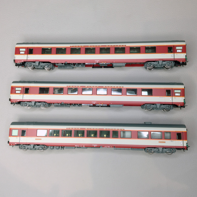 3 Voitures Grand Confort, TEE "Le Kléber", Ep. IV - JOUEF HJ4191 - HO 1/87