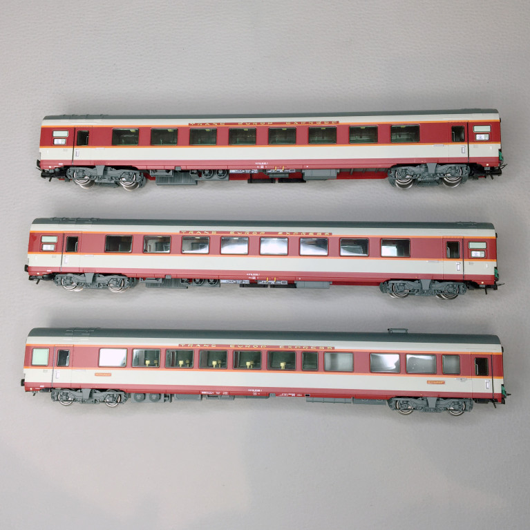 3 Voitures Grand Confort, TEE "Le Kléber", Ep. IV - JOUEF HJ4191 - HO 1/87