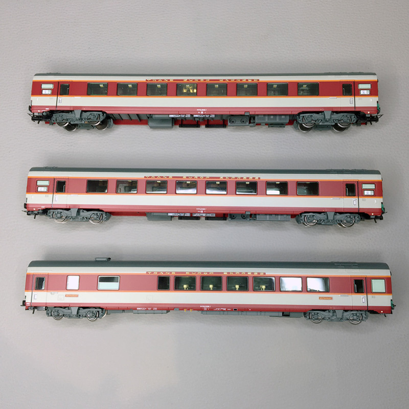 3 Voitures Grand Confort, TEE "Le Kléber", Ep. IV - JOUEF HJ4191 - HO 1/87