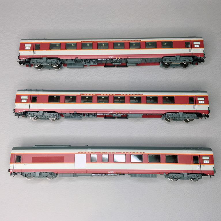3 Voitures Grand Confort, TEE "Le Kléber", Ep. IV - JOUEF HJ4192 - HO 1/87