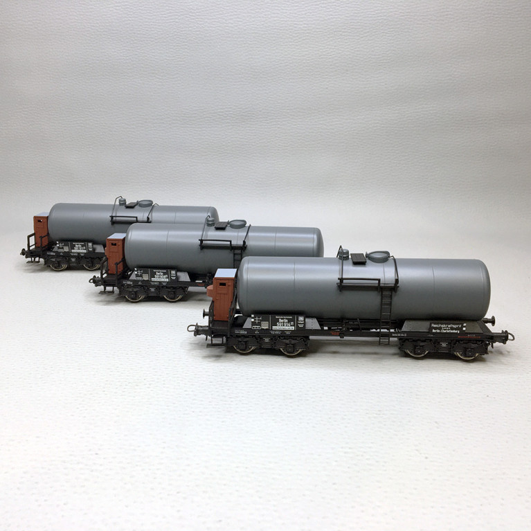 3 Wagon-citerne, DRG, Ep. II - ROCO 6600062 - HO 1/87
