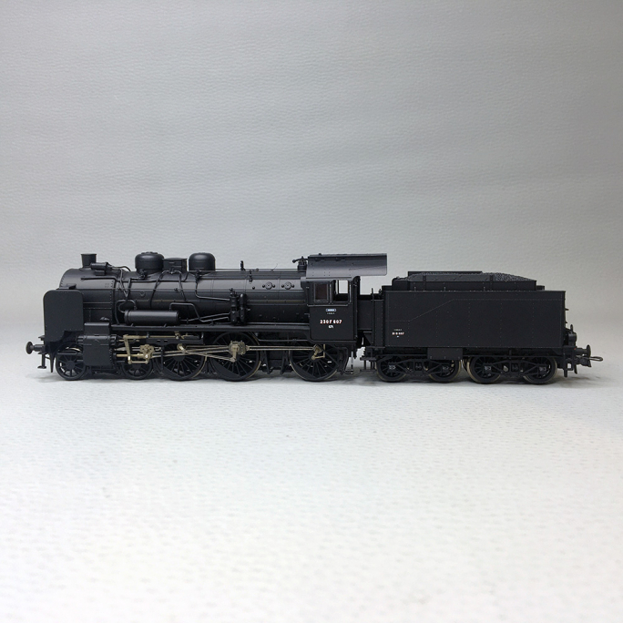 Locomotive à vapeur 230 F 607, SNCF, 3R AC - ROCO 71386 - HO 1/87