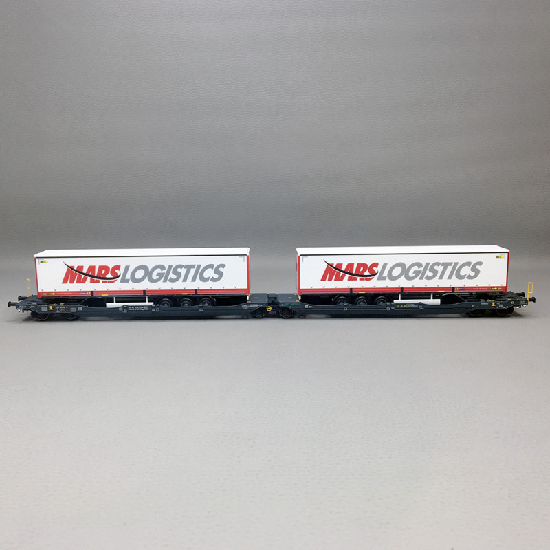 Double wagon-poche Sdggmrss 738 MARKLIN MAR-47470 : : modélisme ferroviaire