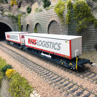 Wagon articulé double poche, Sdggmrss / T3000e, MarsLogistics, CFL