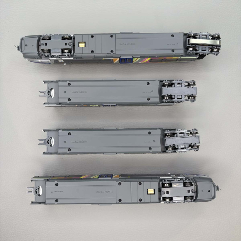 Automotrice AGC, Z27887 / 27888, 4 éléments, livrée Alsace, SNCF, Ep. VI - LSMODELS 10093 - HO 1/87
