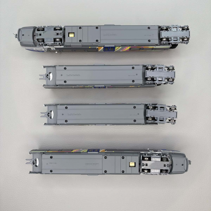 Automotrice AGC, Z27887 / 27888, 4 éléments, livrée Alsace, SNCF, Ep. VI - LSMODELS 10093 - HO 1/87