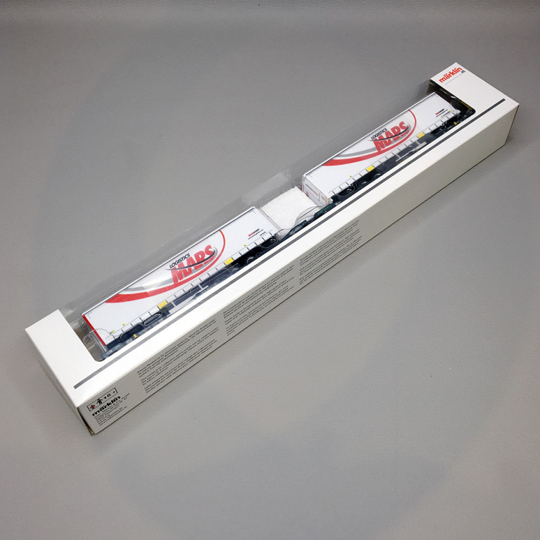 Wagon à double poche Sdggmrss, MFD Rail GmbH, Ep. VI - MARKLIN 47472 - HO 1/87