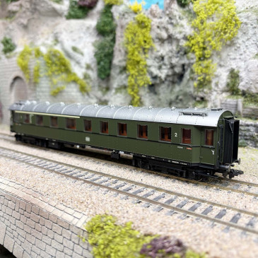 Voiture train express type AB4üwe, mixte 1/2e classe, DB, Ep. III - MARKLIN 42510 - HO 1/87