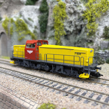 Locomotive diesel 7634 série Di7, SJ, Digital Son, Ep. V - MARKLIN 37946 - HO 1/87