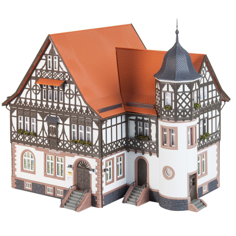 Bâtiment en colombages, poste centrale de "Bad Liebenstein" - FALLER 191827 - HO 1/87
