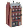 Maison de ville sur 4 étages avec commerce - FALLER 130713 - HO 1/87