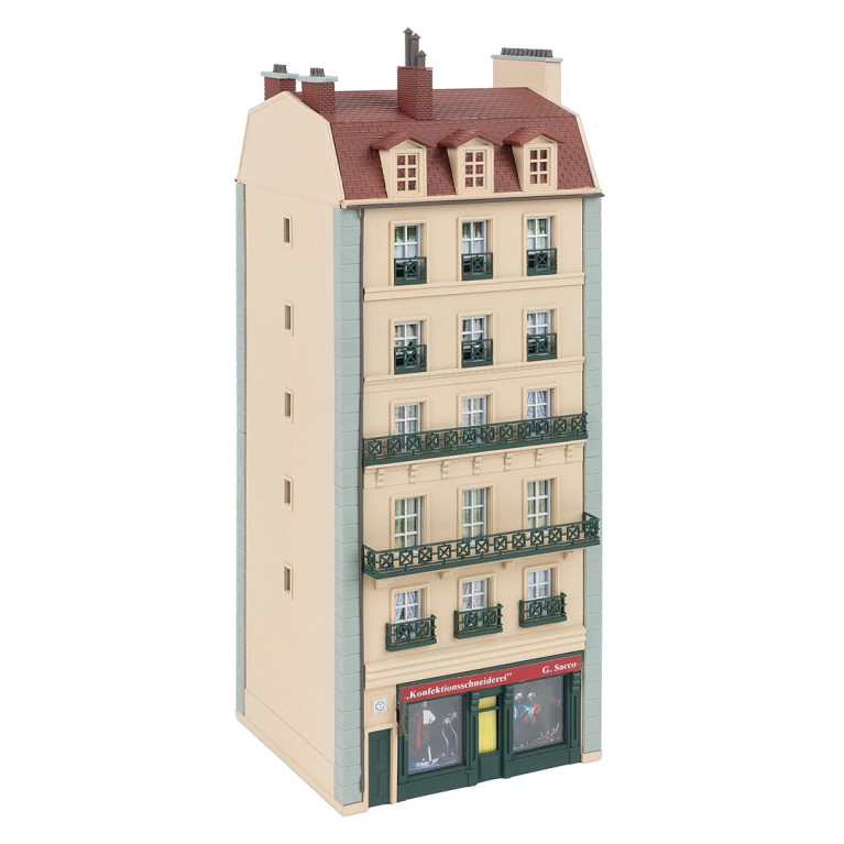 Maison de ville sur 6 étages - FALLER 130712 - HO 1/87