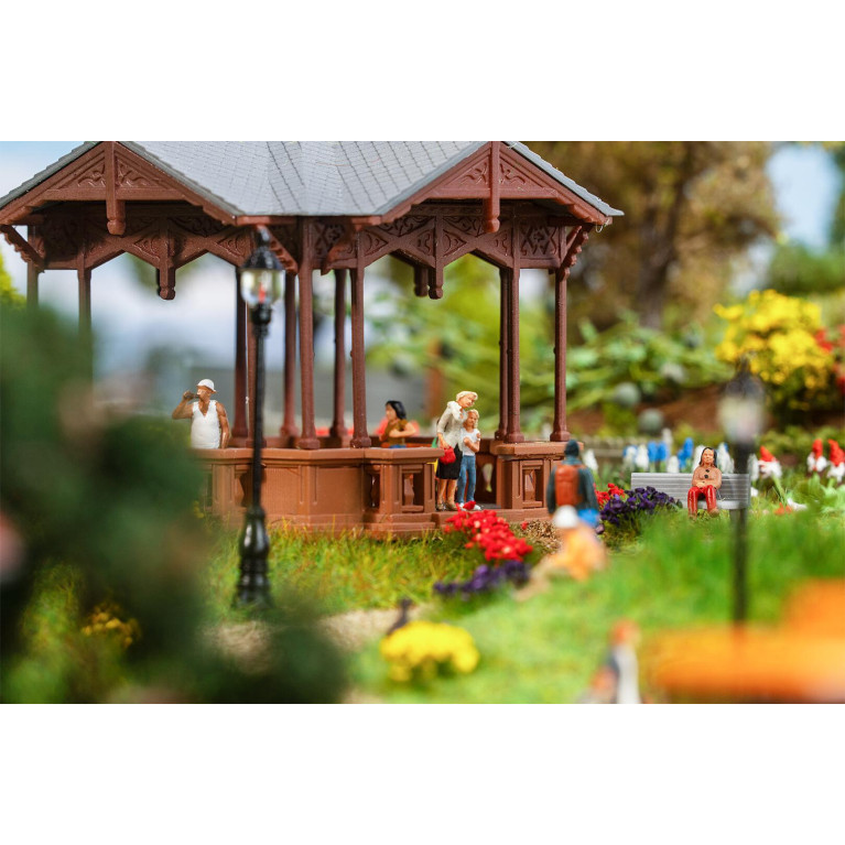 Kiosque à musique pour jardin public - FALLER 130653 - HO 1/87