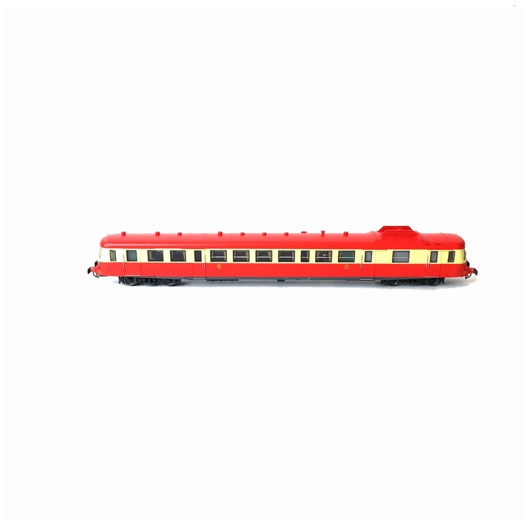 Autorail X 2800 rouge / crème SNCF Ep IV digital son - HO 1/87 - ROCO 73009