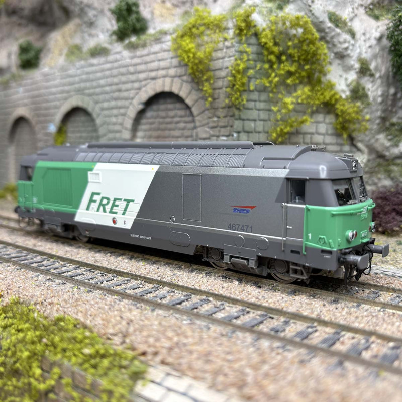 Locomotive diesel BB 467471, FRET, logo Casquette, SNCF - JOUEF HJ2342S