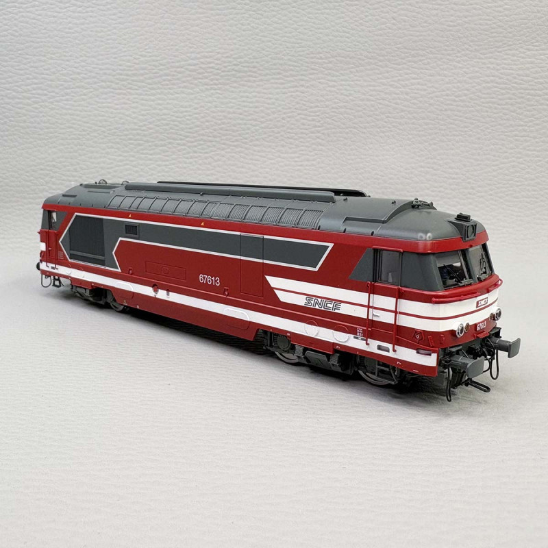 Locomotive diesel BB 67613, FRET, logo Casquette, SNCF - JOUEF HJ2342