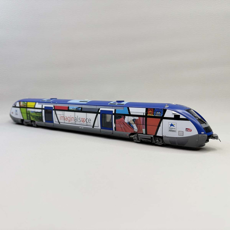 Autorail diesel X 73551 "Imaginalsace", SNCF - JOUEF HJ2436S