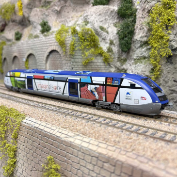 Autorail diesel X 73551 "Imaginalsace", SNCF - JOUEF HJ2436S