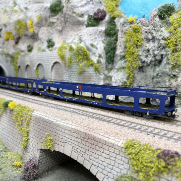 2 wagons porte autos DD DEV66, SNCB - JOUEF HJ4190