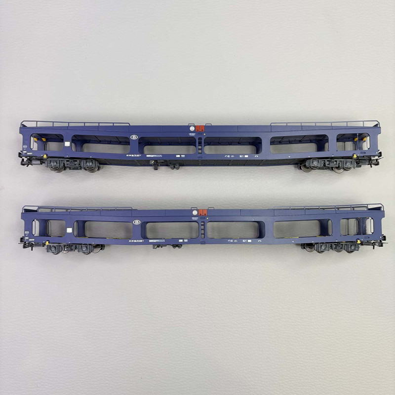 2 wagons porte autos DD DEV66, SNCB - JOUEF HJ4190