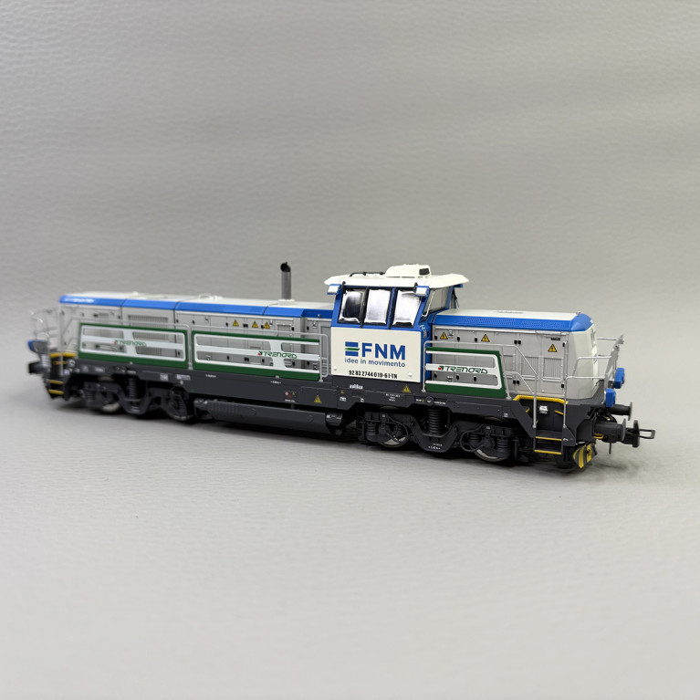 Locomotive diesel 744 019, FNM / TRENORD - RIVAROSSI HR2924S