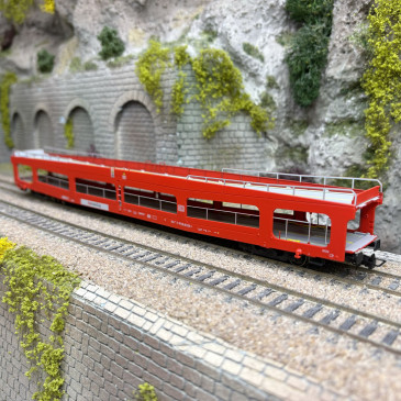 Wagon porte autos DDm 916, DB AG - RIVAROSSI HR4382