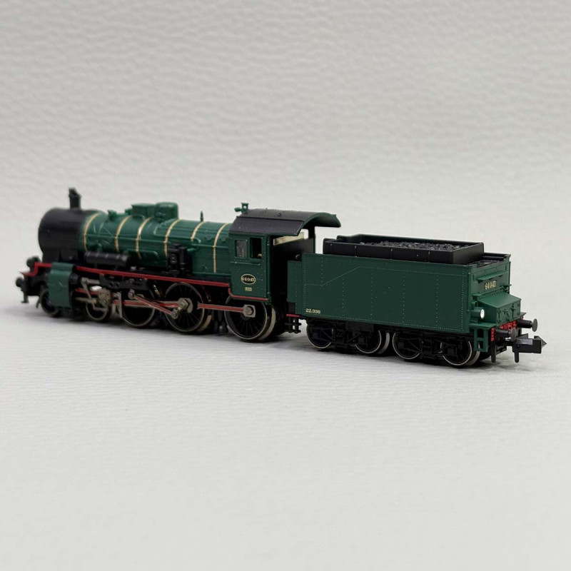 Locomotive Vapeur Fleischmann Ho – Noire, Peu Roulée – Eclairage Fonctionnel