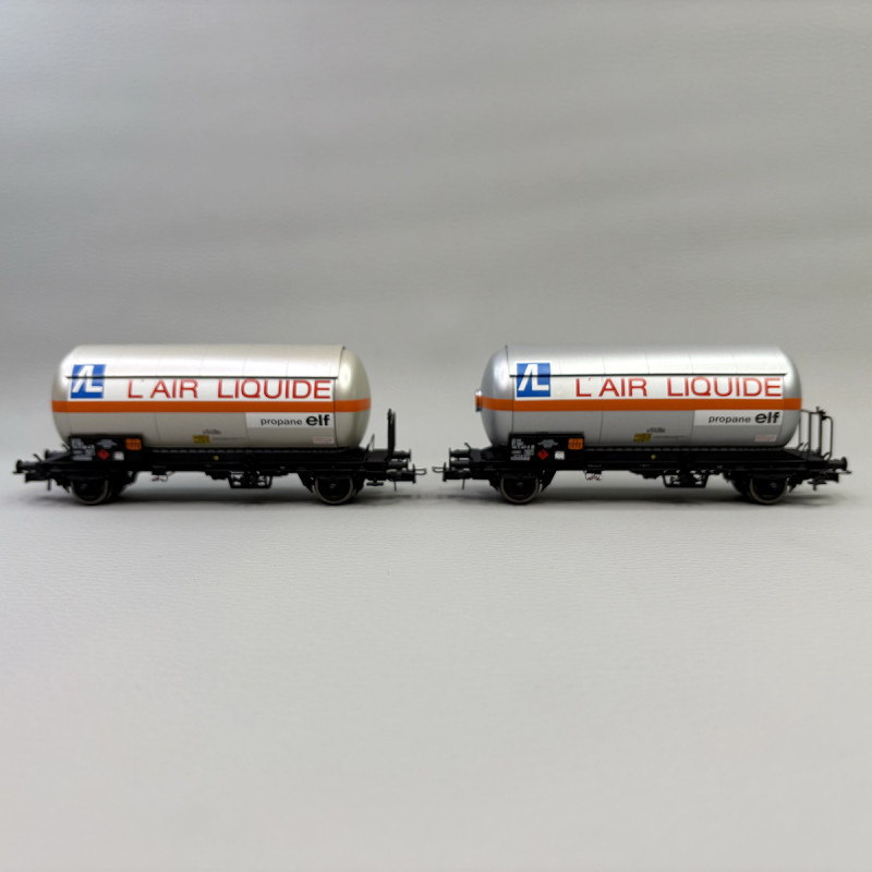 2 wagons citerne gaz, "L'Air Liquide", SNCF - JOUEF HJ6287