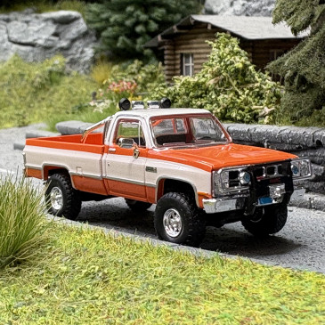 GMC, Sierra Grande "orange et blanc" - BREKINA 19656