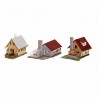 3 maisons individuelles maquette à monter -N-1/160-FALLER 232221