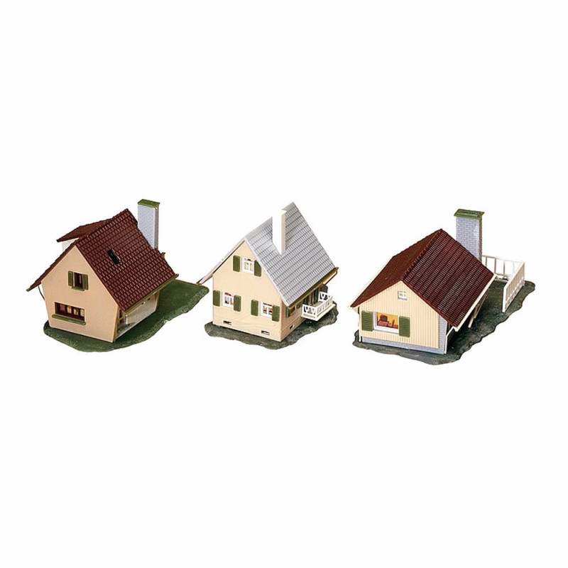 3 maisons individuelles maquette à monter -N-1/160-FALLER 232221