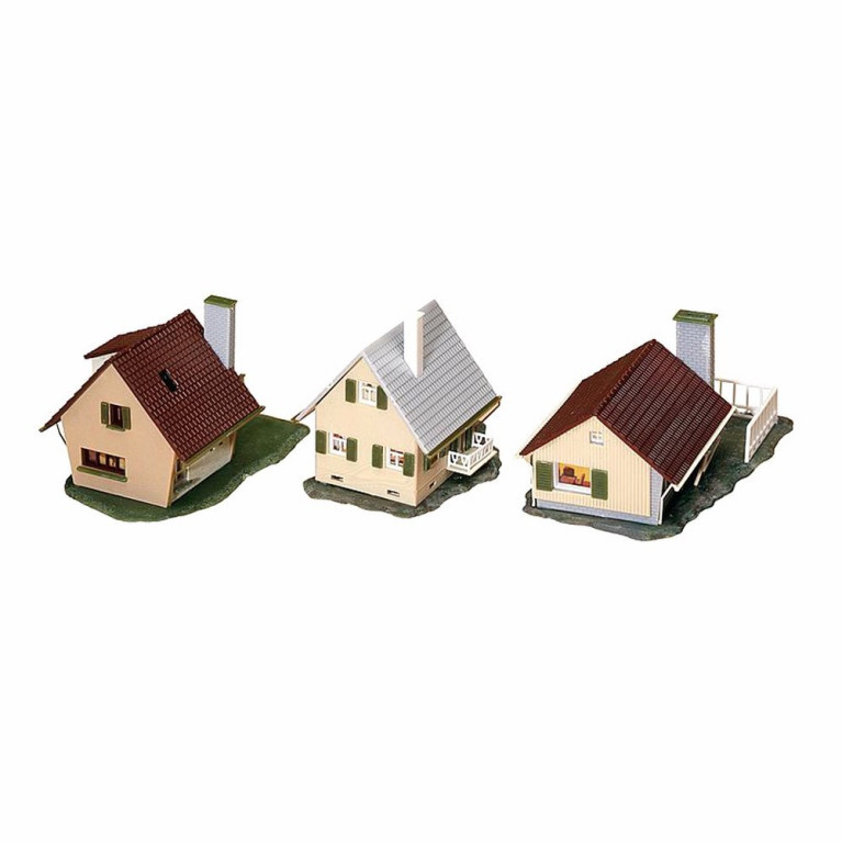 3 maisons individuelles maquette à monter -N-1/160-FALLER 232221