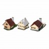 3 maisons individuelles maquette à monter -N-1/160-FALLER 232221