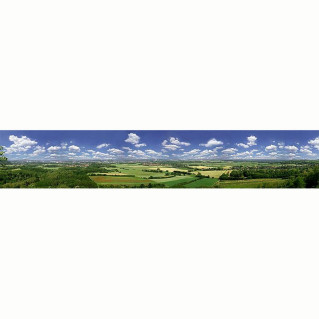 Décor de fond campagne et forêt  -N-1/160 et HO 1/87-FALLER 180518