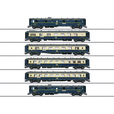 Coffret de 6 voitures Pullman Edelweiss, CIWL Ep II - MARKLIN 58000