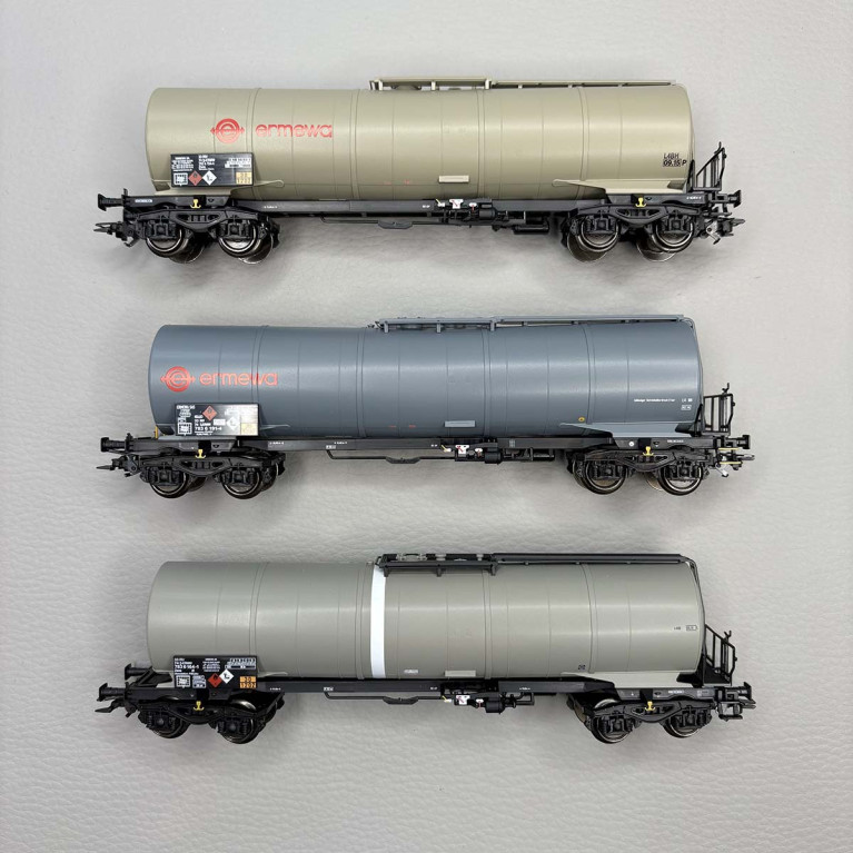 3 wagons citernes type Zans, Ermewa - MARKLIN 46545
