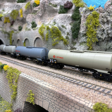 3 wagons citernes type Zans, Ermewa - MARKLIN 46545