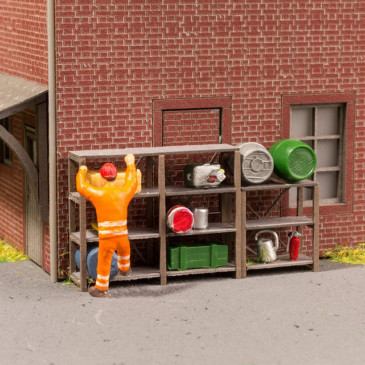 6 étagères industrielles maquette à monter -HO-1/87-NOCH 14203