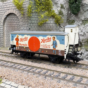 Wagon réfrigérant avec guérite de frein, "Haribo", DB - MARKLIN 48900