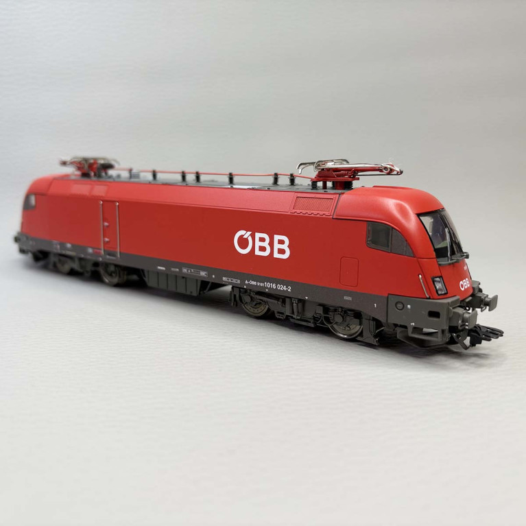 Locomotive électrique 1016 024-2, rouge trafic, ÖBB - MARKLIN 39870
