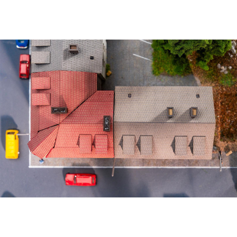 2 immeubles dont un en angle, de ville  - FALLER 282783