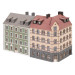 2 immeubles dont un en angle, de ville  - FALLER 282783