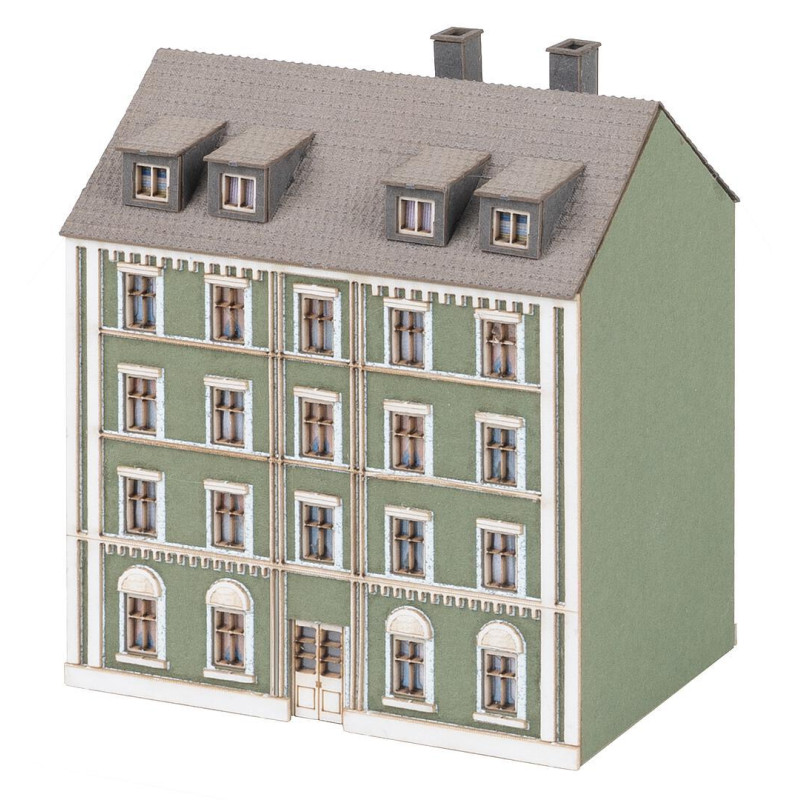 2 immeubles dont un en angle, de ville  - FALLER 282783