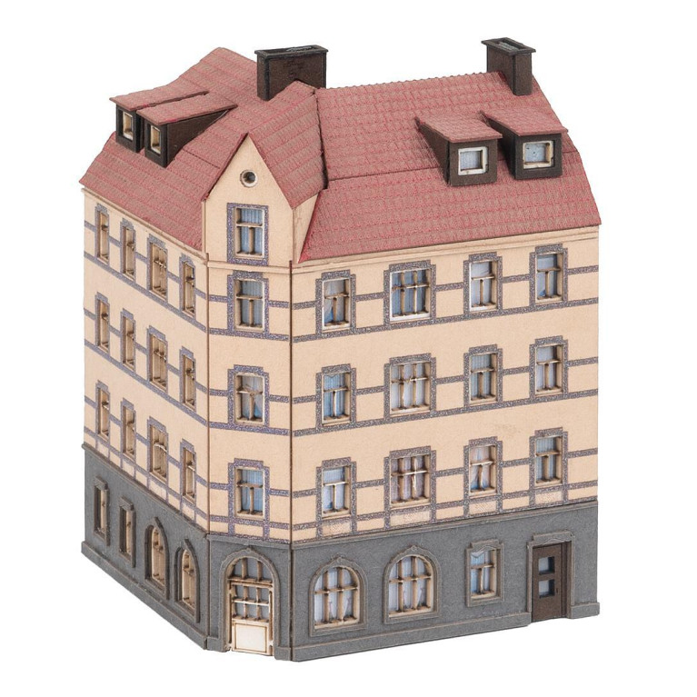 2 immeubles dont un en angle, de ville  - FALLER 282783